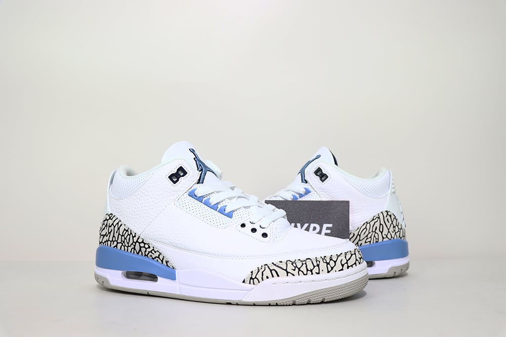 Jordan 3 Quality Reps UNC (2020)