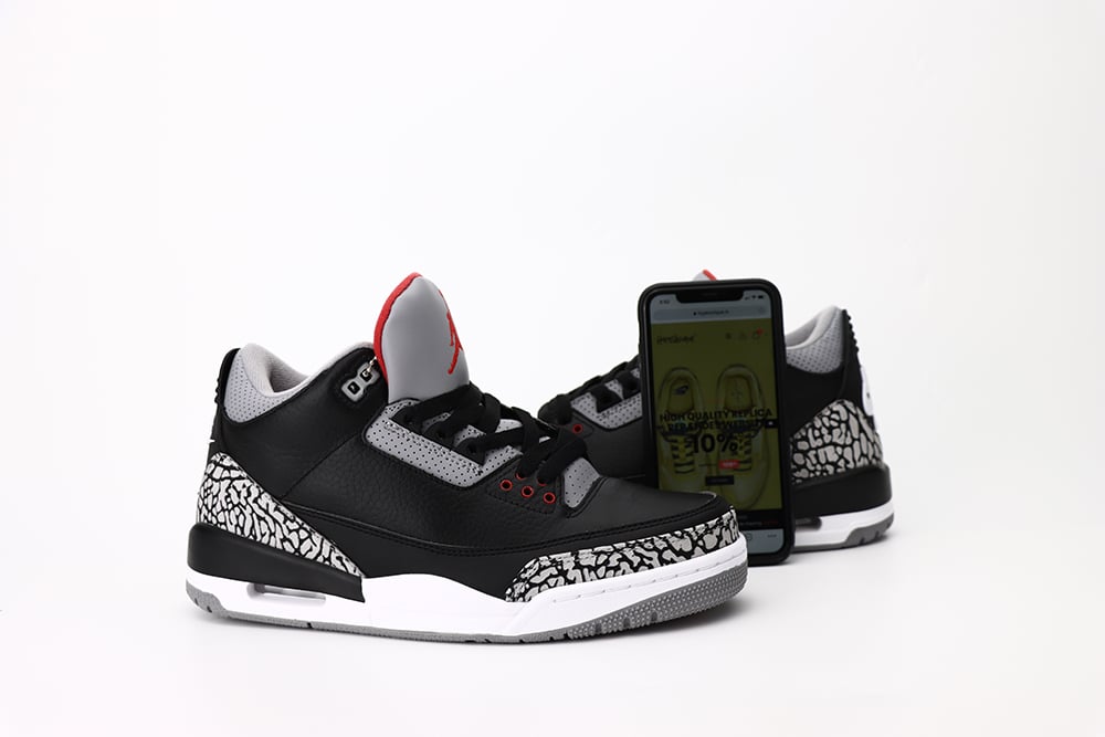 AIR JORDAN 3 BLACK CEMENT